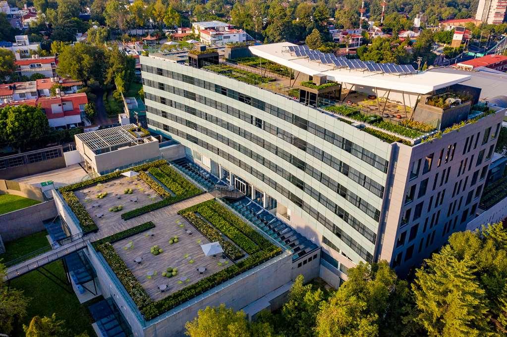Готель Galeria Plaza San Jeronimo Мехіко Екстер'єр фото Aerial view of the campus